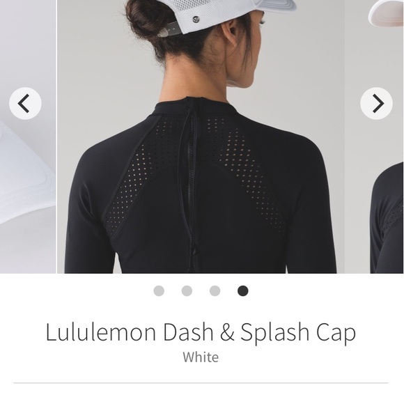 Vacay! Lululemon Dash & Splash watersports floating hat White Women's baller cap - Picture 2 of 2